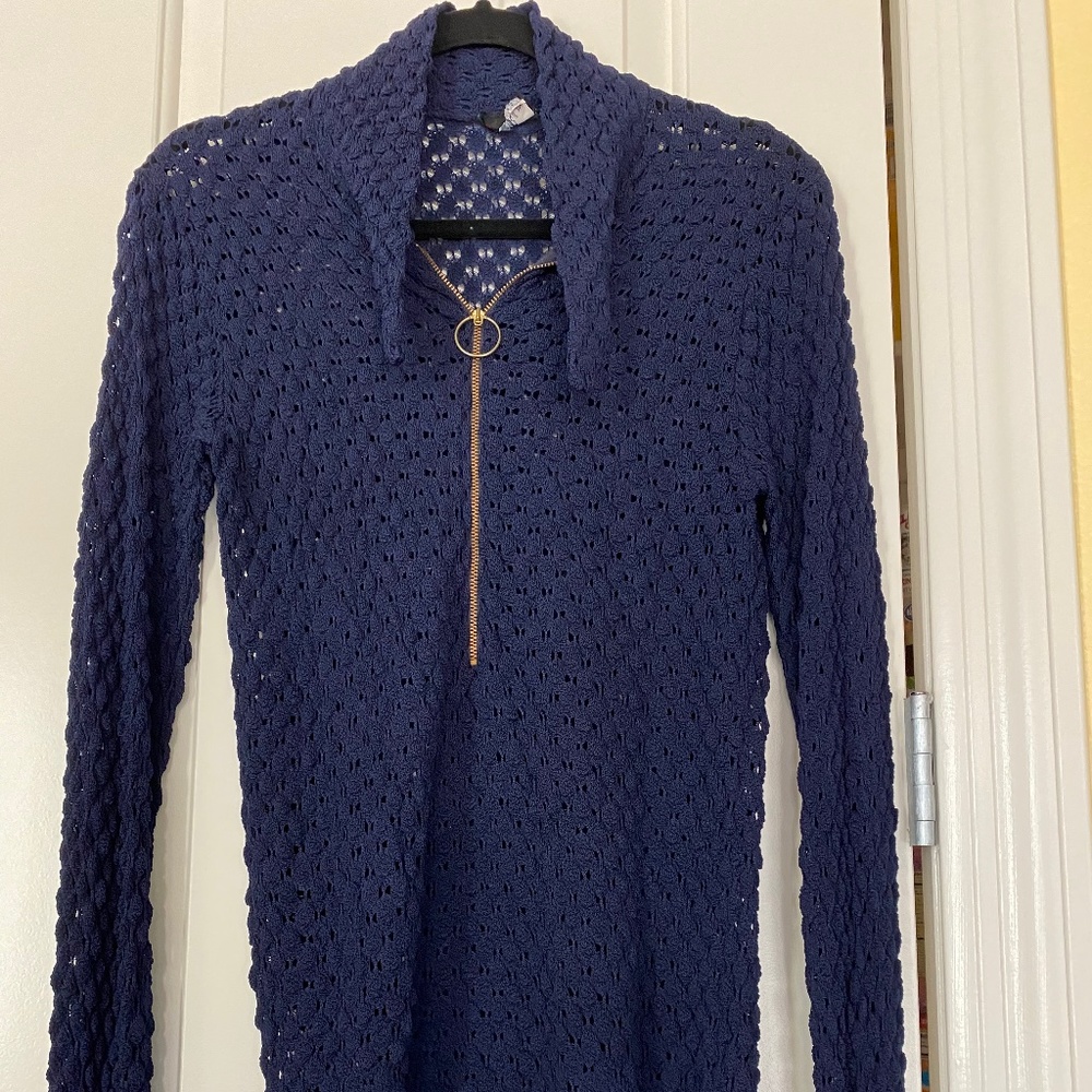 Vintage popcorn knit top